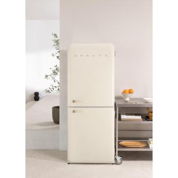 Frigorífico Combi Retro Create 401L No Frost Blanco Silencioso 185cm