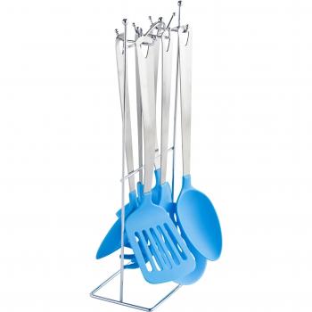 Quid Docos - Set de cocina con soporte, 6 piezas