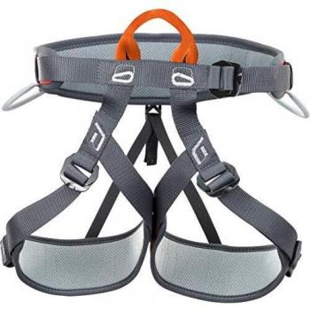 Climbing Technology Explorer, Arnés, Color Negro/Naranja, Talla unicaca