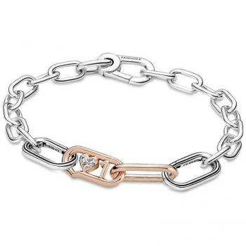 Pandora Me Link Doble Love It con Recubrimiento en Oro Rosa 14k (781699C01)