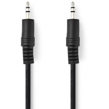 Cable de Audio Nedis 3.5mm M-3.5mm M 3.0m Negro