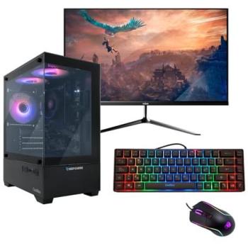 PC Gaming Completo DeepGaming - AMD Ryzen 5 5600G/32GB RAM/1TB SSD/Radeon Vega 7/Monitor 24 Full HD 120Hz/Windows 11 Pro