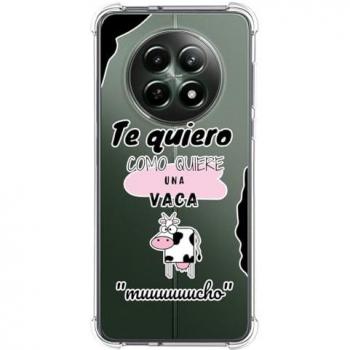 Funda Antigolpes de Silicona para Realme 12 5G / 12x 5G con Diseño de Vaca