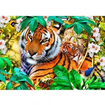 Puzzle Bluebird - Tigres en la Sombra, 1500 Piezas