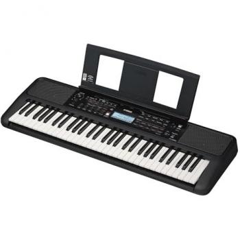 Teclado Yamaha PSR-E383 portátil de 61 teclas con funciones didácticas y conexión MIDI