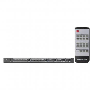 Matriz HDMI 4 entradas a 2 salidas EDID Fonestar FO-22M42