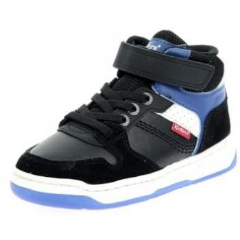 Kickers Kickado High-Top Sneakers for Boys in Black