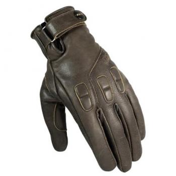 Guantes de moto LS2 Jazz - Piel de Vaca - Protección en Palma - Ajuste Personalizado - Marrón - Talla XL - Adecuados para el invierno - Piel de alta calidad - Resistencia a la abrasión -