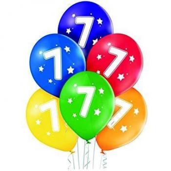 Party Fiesta 6 Globos Nº7 27 Cm