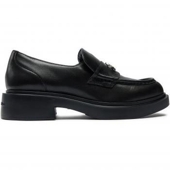 Karl Lagerfeld Women's Black Rhinestone Loafers KL41213 Size 6 US