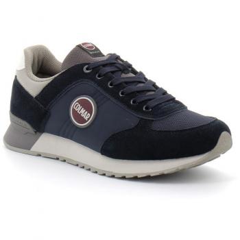 Colmar Mens Travis Authentic Sneaker - Blue Navy/Grey, Male, Blue, Size: 6 UK / Size: 7 US