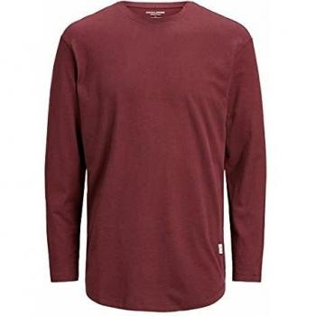 Jack & Jones JJENOA tee O-Neck LS Noos Camiseta de Manga Larga, Port Royale/Fit: Relajado, M para Hombre