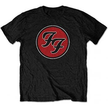 Foo Fighters FF Logo T-Shirt - Black - XL - 100% Cotton, Jersey