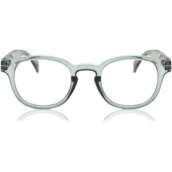 Croon Montel Grey Transparent Men's Eyeglasses Clear Size +1.50 (Frame Only) - Blue Light Block Available