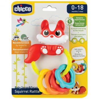 Sonajero Interactivo Ardilla Chicco para Bebés de 0 a 18 Meses
