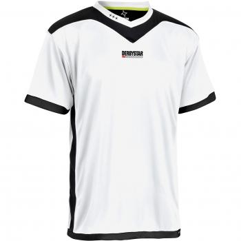 Derby Star Hombre Camiseta Brillant Blanco Blanco/Negro Talla:XXXL
