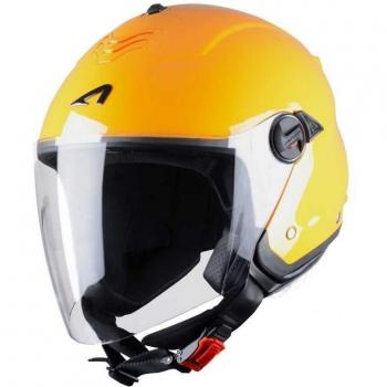 Astone Helmets Mini Jet, Casco Jet, color Naranja, talla 63