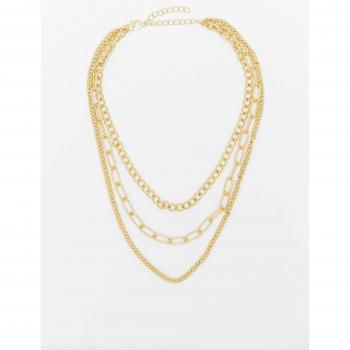 Urban Classics Unisex Layering Chain Necklace - Gold Finish