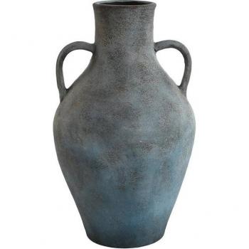 Jarrón terracota oriental 25 x 25 x 44 cm