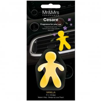 Mr mrs fragrance mrmr7 ambientador cesare coche vanilla amarillo