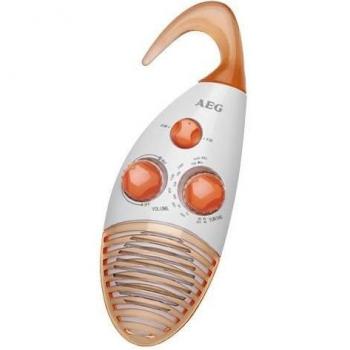 AEG DR 4135 - Radio de ducha FM/AM, color naranja
