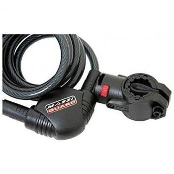 Massi Condor Candado de Bicicleta, Deportes y Aire Libre, Negro, 12x180 mm