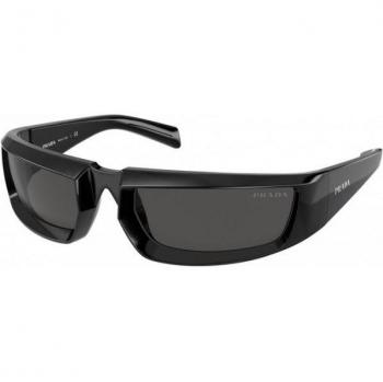 Prada PR 25YS 1AB5S0 Men's Square Black Sunglasses Size 63