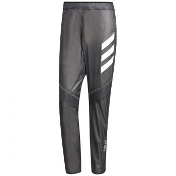 Pantalones de lluvia Adidas Agravic Rain Pant Hombre Gris, Pantalones para trail running, color gris con detalles reflectantes, diseño ligero y transpirable, impermeables y resistentes al viento