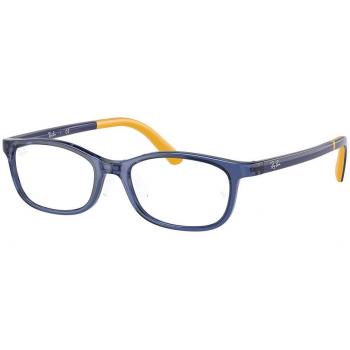 Ray-Ban Kids RY1615D Asian Fit 3907 Eyeglasses - Blue Frame, Size 48, Blue Light Block Available