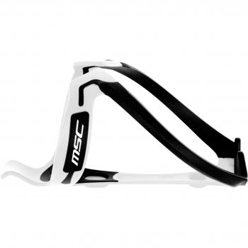 MSC Bikes MSC320BK Portabidon Policarbonato, Blanco, Talla Única