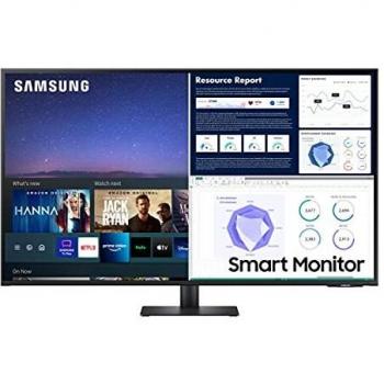 Samsung LS43AM702UUXEN - Monitor Samsung Smart M7 de 43'' UHD, 3,840 x 2,160, USB-C, Altavoces, Conectividad Móvil, Mando a Distancia y Aplicaciones de Smart TV