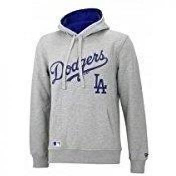 New Era Ne92236Fa16 Mlb Po Losdod - Sudadera-Línea Los Angeles Dodgers para hombre, color gris, talla L
