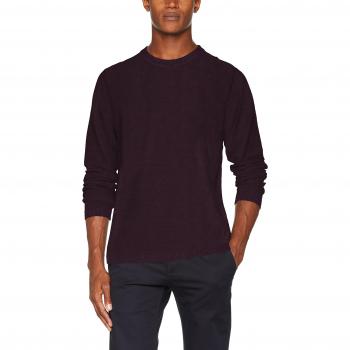 JACK & JONES Jorblend Knit Crew Neck, Suéter para Hombre, Rojo