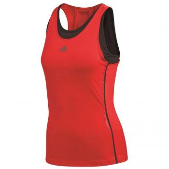 adidas Barricade Camiseta de Tirantes Anchos, Mujer, Scarle, Extra-Large
