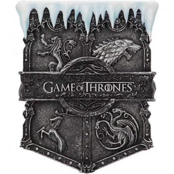 Imán de Juego de Tronos con el emblema Targaryen en relieve - 6cm