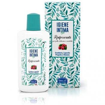 Helan Higiene Íntima Refrescante 200ml - Gel limpiador íntimo con propiedades refrescantes, formulación bio, sin parabenos ni sulfatos, adecuado para todo tipo de piel