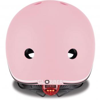 CASCO GLOBBER GO UP CON LUCES ROSA PASTEL (TALLA XXS-XS)