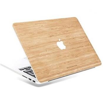 Woodcessories - EcoSkin - Cubierta rígida para Macbook premium, Adhesiva, Piel adhesiva para MacBook a base de madera real y certificada por FSC