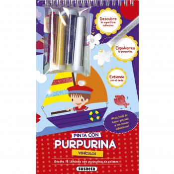 Pinta con purpurina vehículos