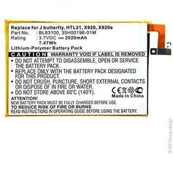 NX - Batería smartphone 3.7V 2020mAh - 35H00196-01M ; 35H00196-04M ; BL83100