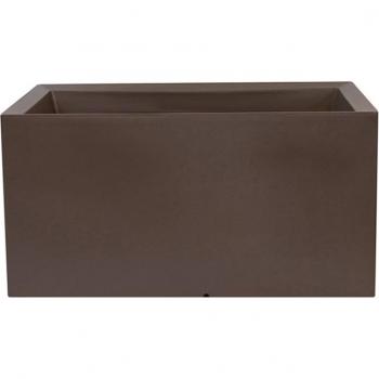 Macetero de polietileno topo 70x30x30 cm WellHome