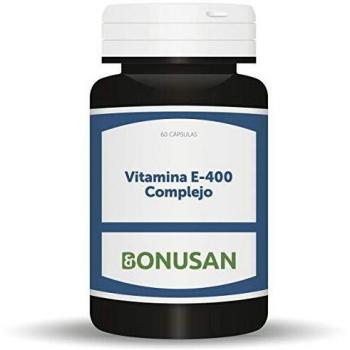 Vitamina E E-400 Complejo 60 cápsulas de Bonusan