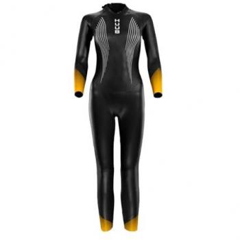 Huub Traje de Neopreno Térmico para Mujer Alta Thermal - Negro Naranja - Capa térmica de calor cálido
