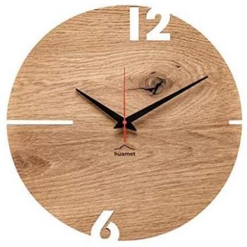 Reloj de Pared Huamet CH50-A-00 de Madera de Roble