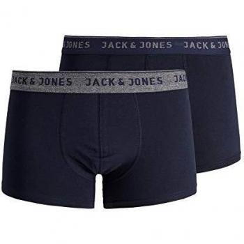 Jack & Jones Vincent Men's Boxer Trunks 2-Pack - Navy Blue - Size XL