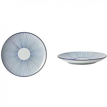 Fill FL, 001 21300 Juego de 4 Platos de Porcelana, índigo Kollketion Indigo