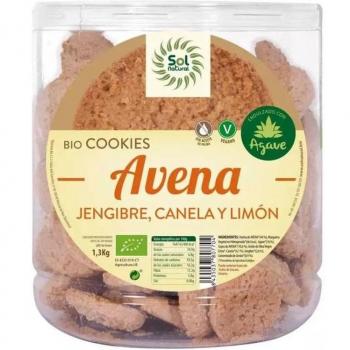 Sol Natural Galletas de Avena Jengibre Limón Bio 1300g