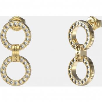 Pendientes Guess Circle Lights JUBE03166JWYGT-U de Acero con Circonita