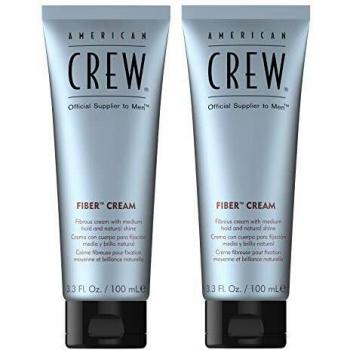 American Crew Fiber Cream 100ml - Crema de Peinado para Cabello con Fijación Media y Brillo Natural