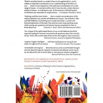 Rodin's War and Self-Defense - Oxford University Press Edition